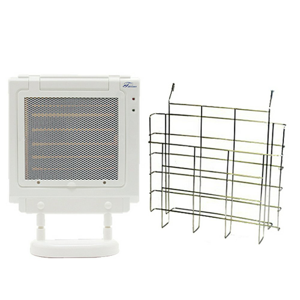 遠赤外線 マイカヒーターII&専用ステンレスホルダーセット 鳥 小動物