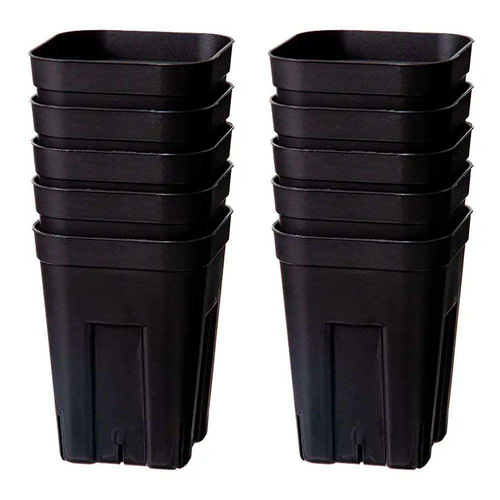 スリット鉢 プレステラ 105深型 黒 10個セット | チャーム