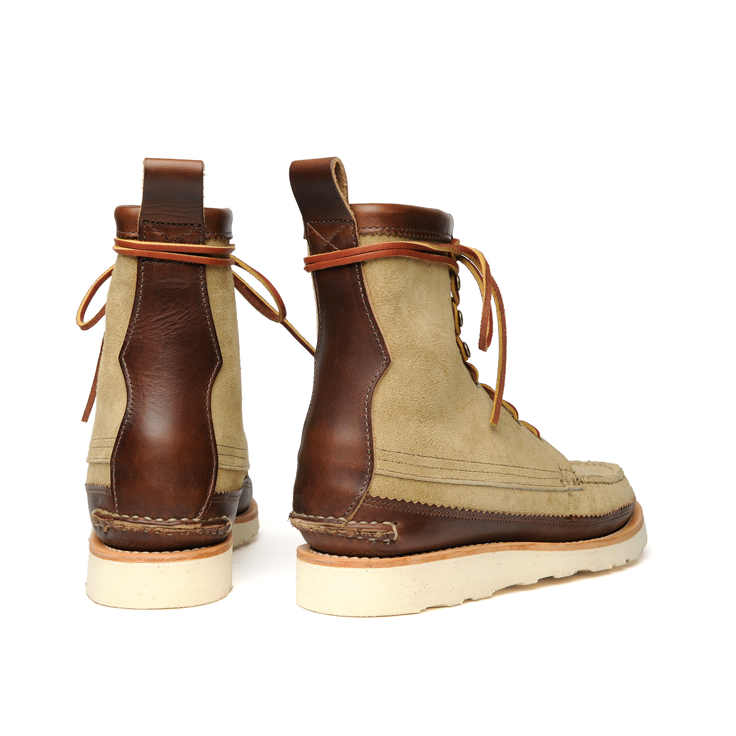 Maine Guide DB Boots - Flesh-out Leather [4 Colors] — YUKETEN