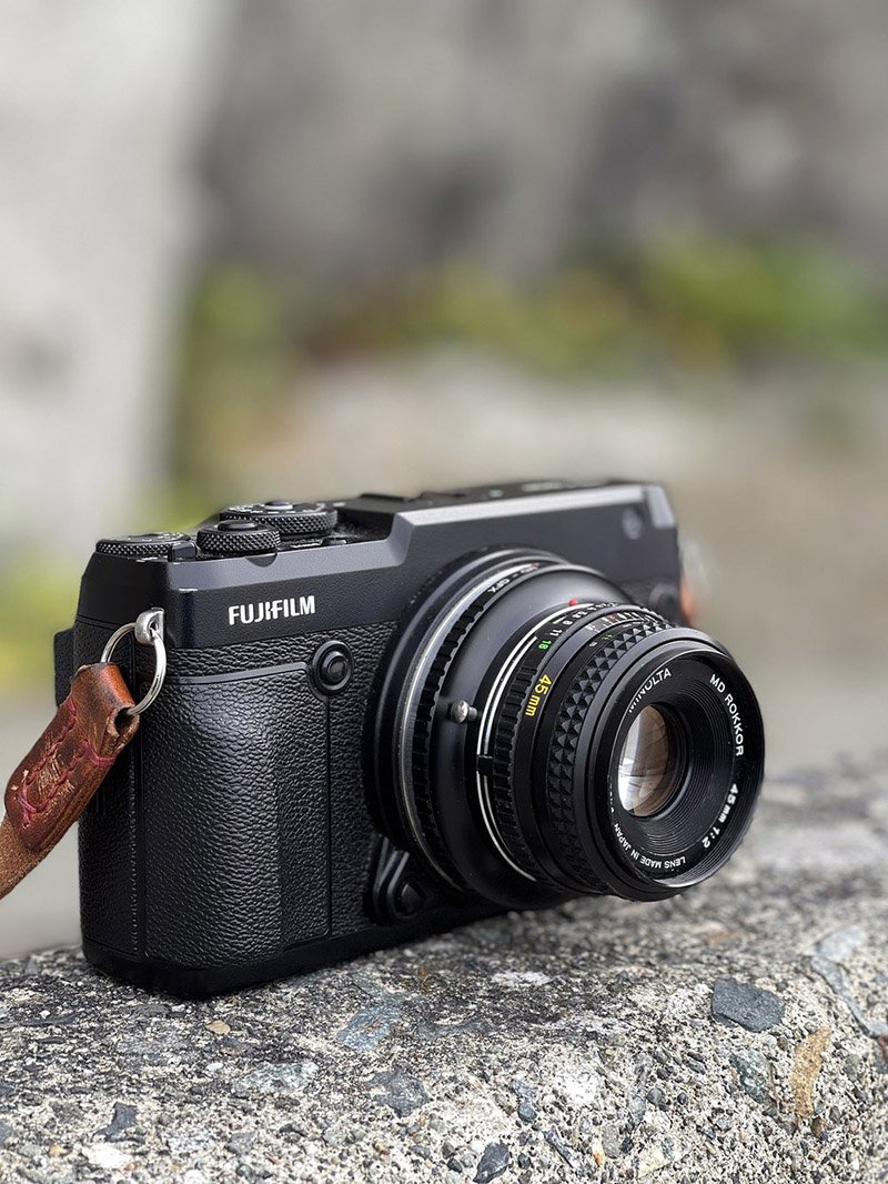 Minolta MD Rokkor 45mm f/2 Review - Adapted to Fujifilm GFX | 5050