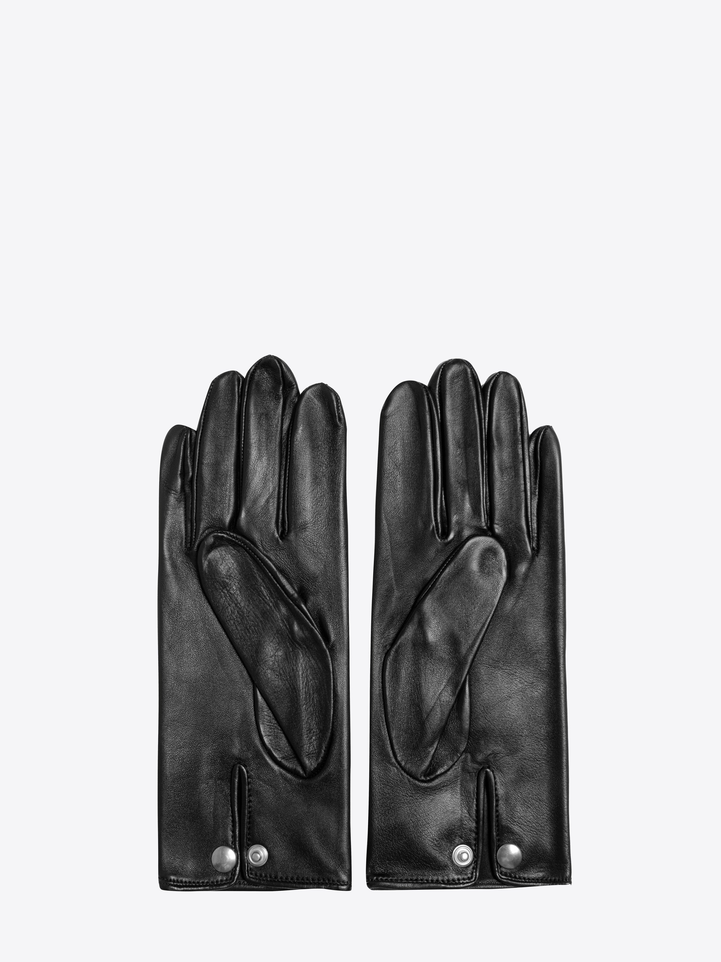 Leather Gloves - Black — ERNEST W. BAKER