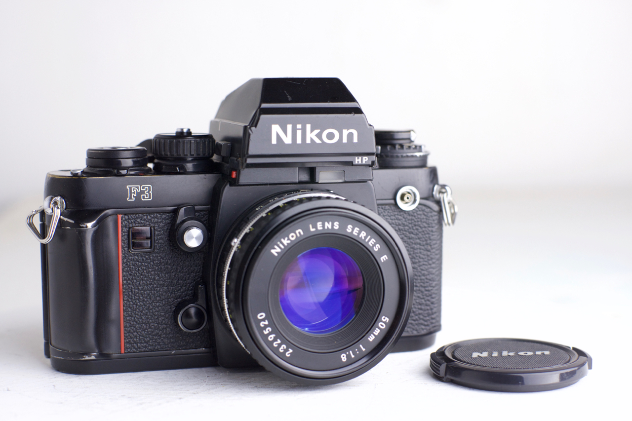 Nikon F3 HP Professional 35mm Film SLR Camera with Nikon Series E