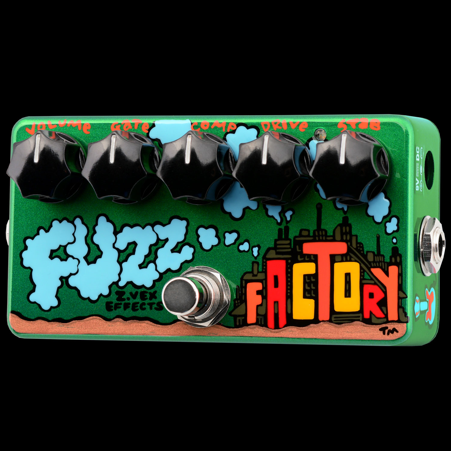 かかと】【ハンドメイドエフェクター】FuzzFactory風ペダル ZVEX Fuzz