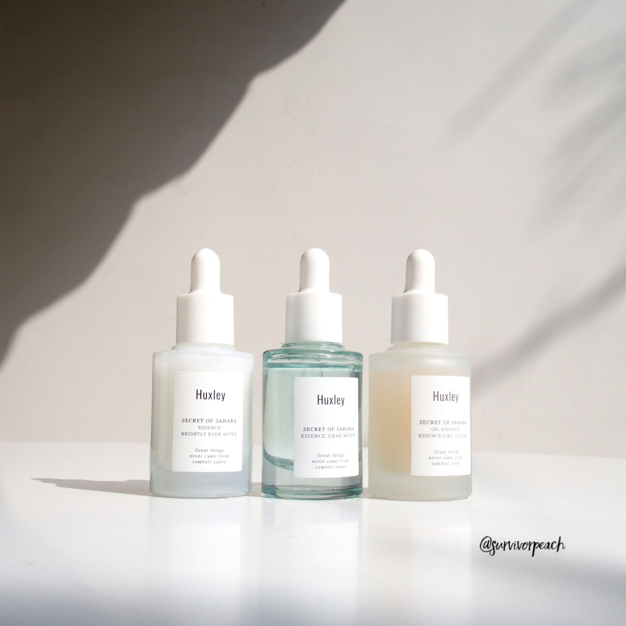 Huxley Secret of Sahara Skincare Review Part 1: Essence Grab Water