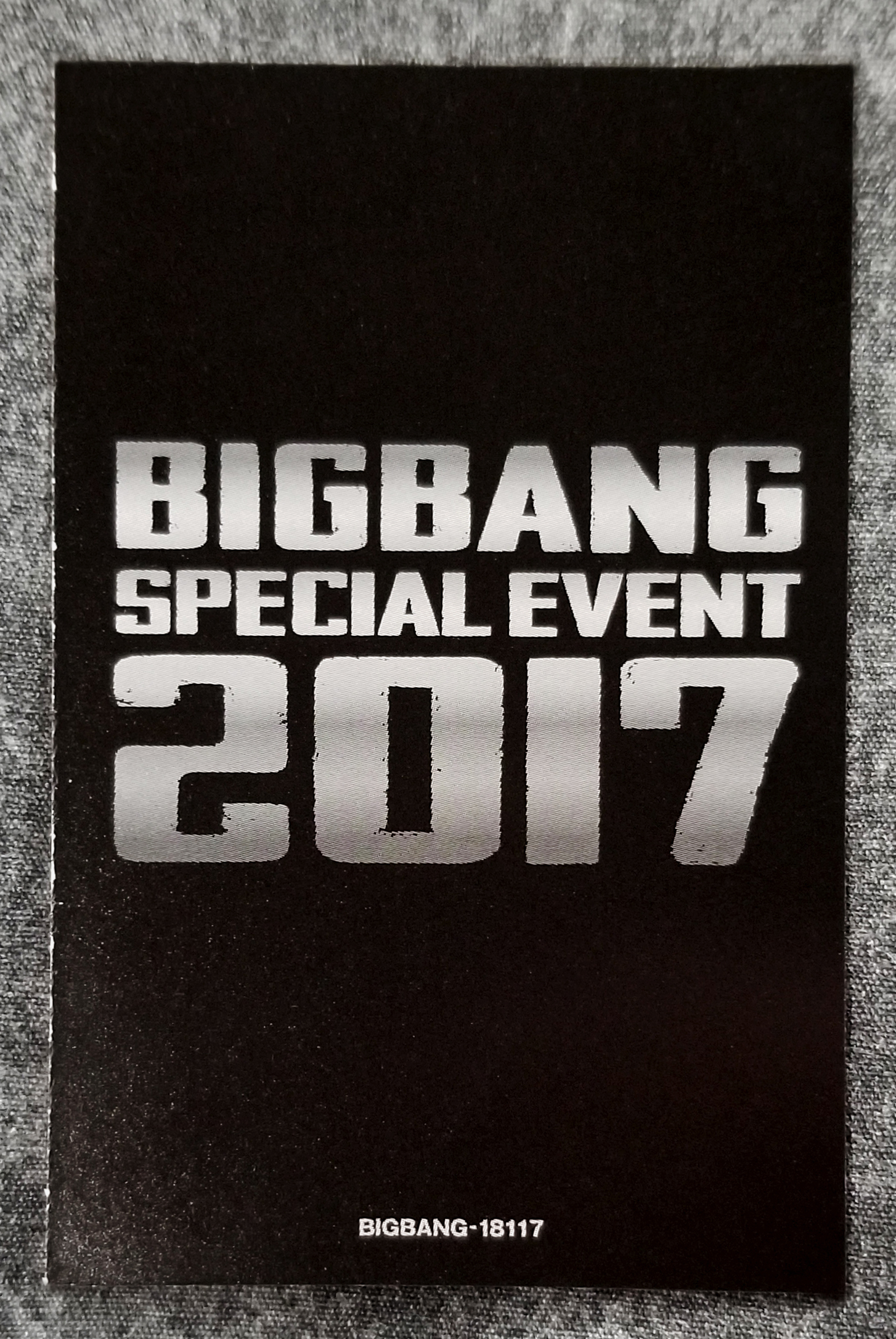 2017 - BIGBANG Special Event 2017 - Deluxe Edition - Blu-ray — my