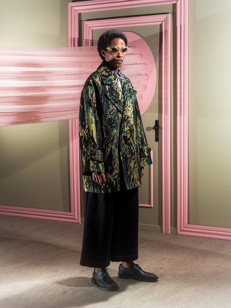 Henrik Vibskov Dimout Coat Shadow Bouquet — Aggregate Supply