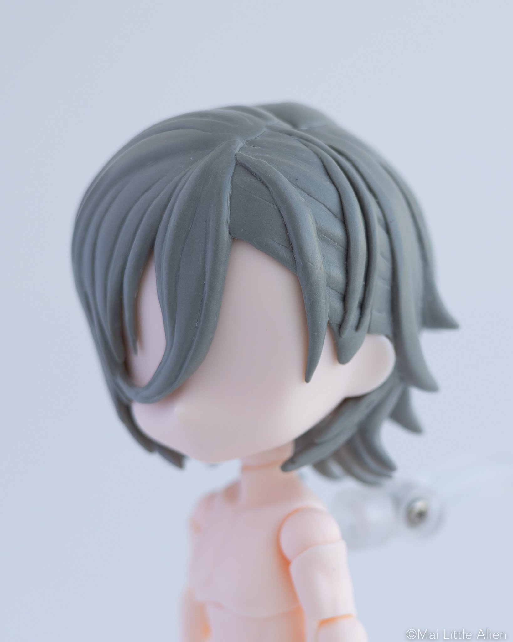 カスタムねんどろいどドールを作ろう・パート1（ヘアパーツ造形