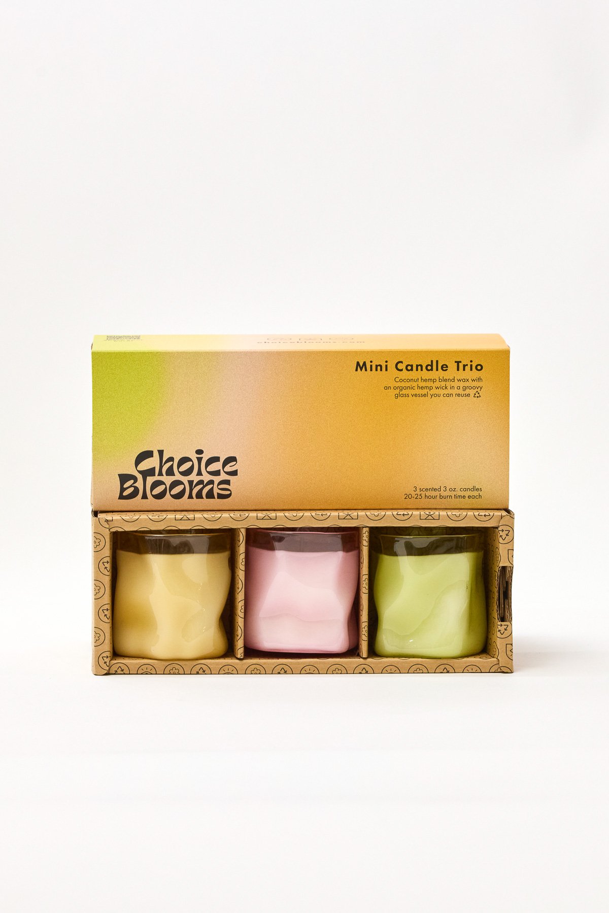 Mini Candle Trio Gift Box - Choice Blooms — CHOICE BLOOMS
