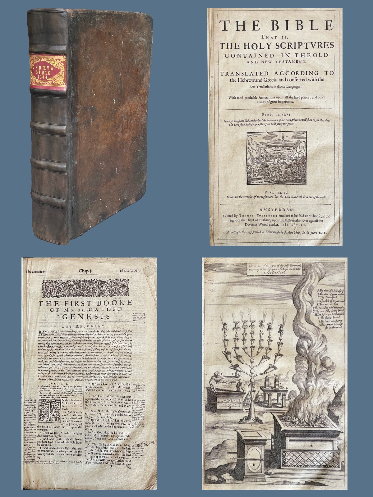 1644 Folio Geneva Bible – The Last Edition of the Geneva Bible