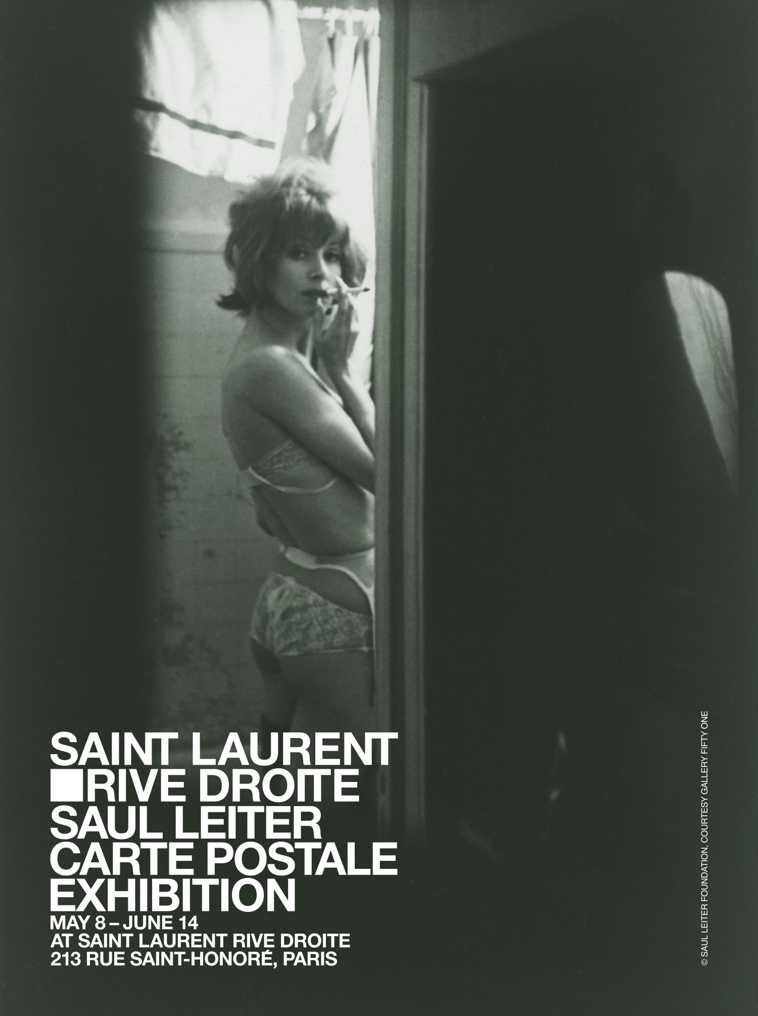 Leiter Postcard Prints on View at Saint Laurent Rive Droite in
