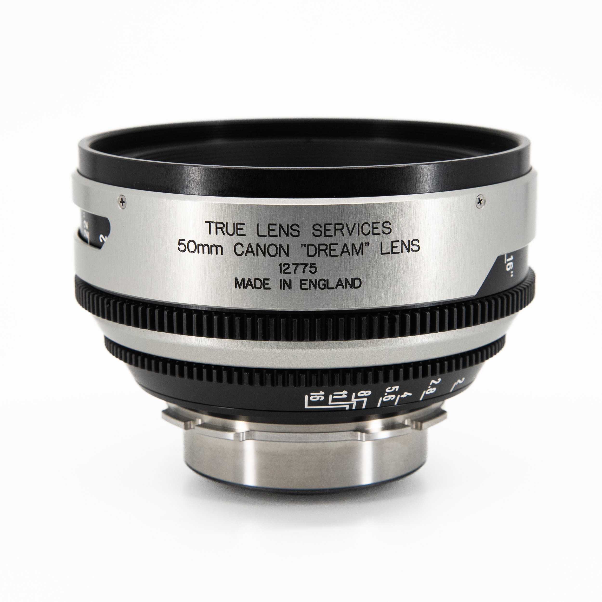 Canon Dream 50mm T1.1 TLS FF Rehoused Lens — Greenwood Cinema