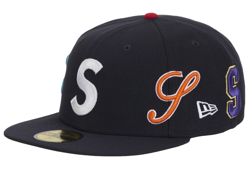 Supreme MLB Teams New York Box Logo New Era 59Fifty Fitted Cap