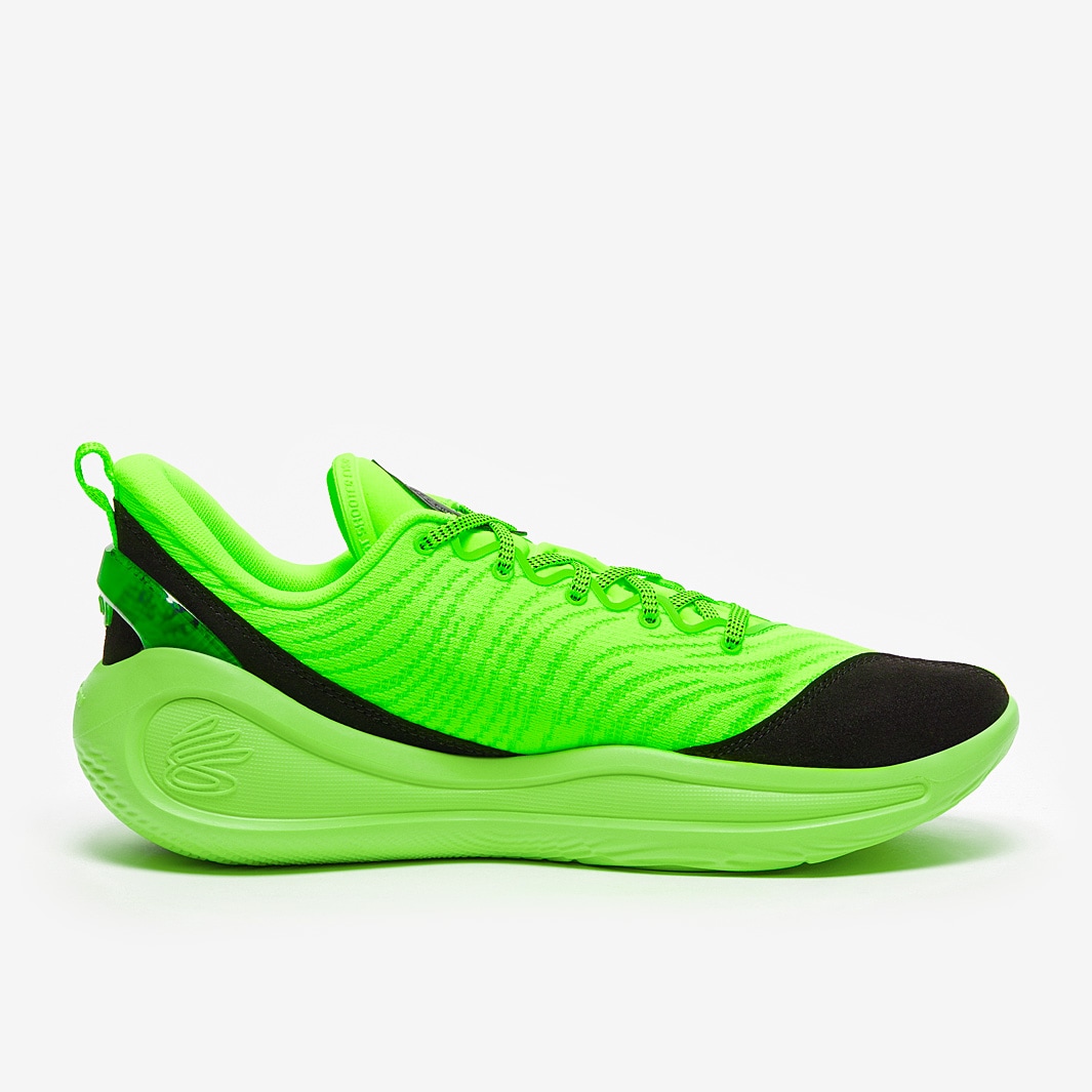 Under Armour Curry 12 - Black/Hyper Green - Trainers - Mens Shoes