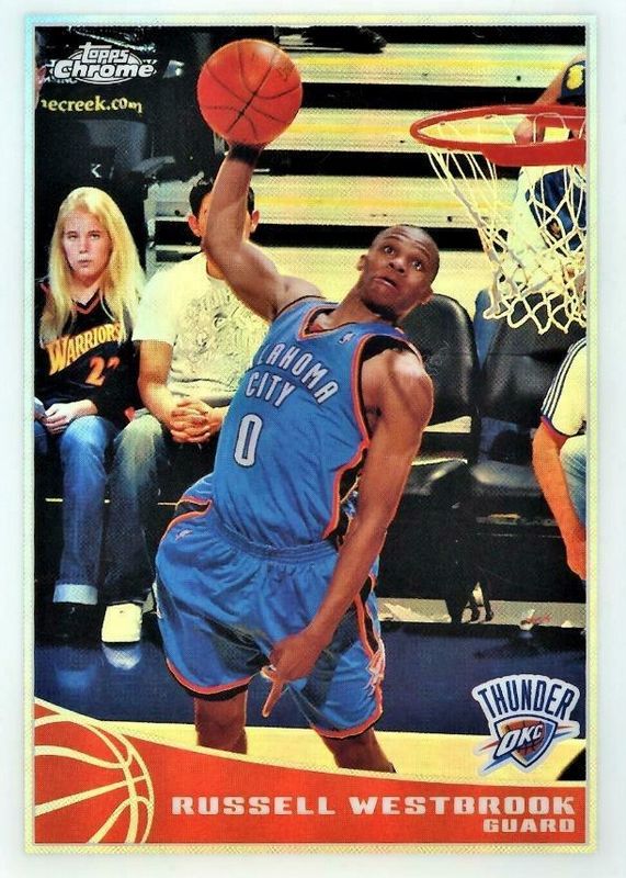 Russell Westbrook 2009 Topps #67 Chrome - Refractor /500 Price
