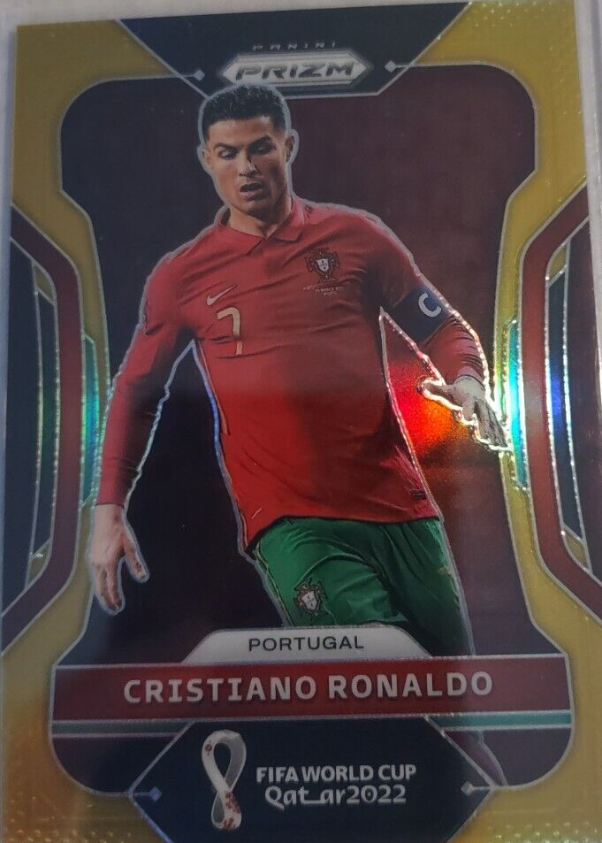 Cristiano Ronaldo 2022 Prizm World Cup #175 Gold /10 Price Guide