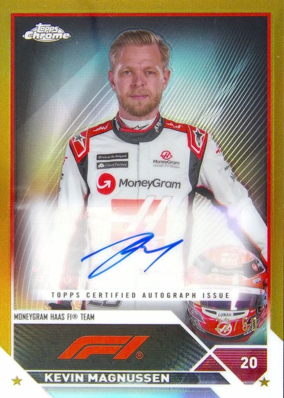 Kevin Magnussen 2023 Topps Chrome Formula 1 #CAC-KM Autographs