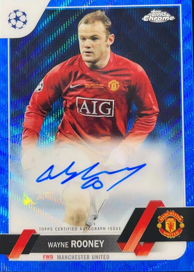 Wayne Rooney 2022 Topps Chrome UEFA Club Competitions #CA-WR