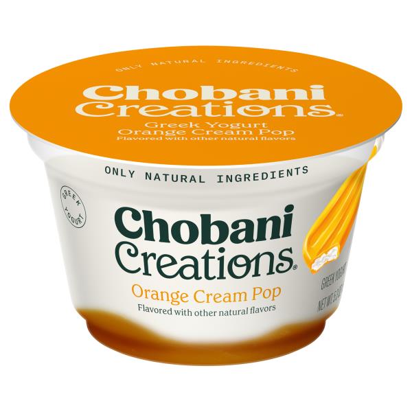 Chobani Creations Yogurt, Greek, Orange Cream Pop | Publix Super