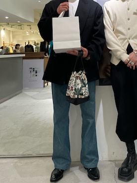 CABaN パレルモプリント ドローストリングバッグを使った人気