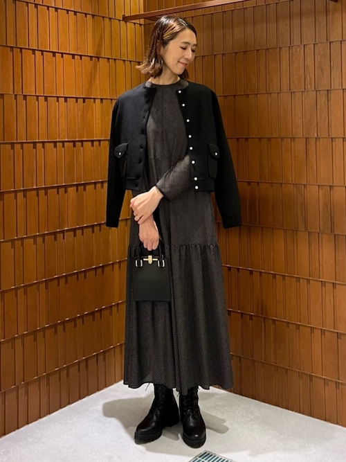 BALLSEY（ボールジィ）の「ウールコットンパールコンビ クルーネック