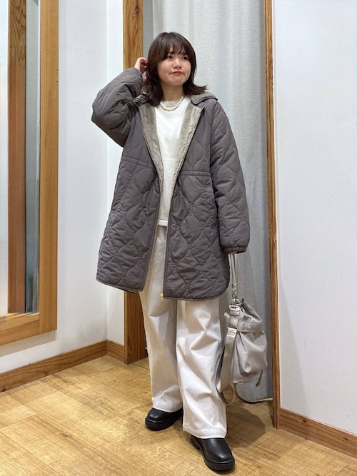 セール】撥水キルトファーコート/499671（ブルゾン）｜GLOBAL WORK