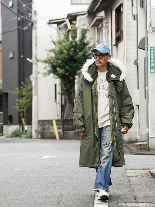Lee｜WAIPER.incのモッズコートを使ったコーディネート - WEAR