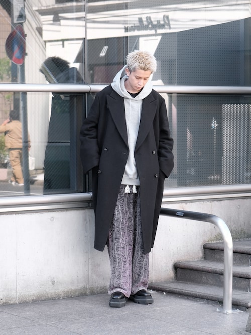 メゾンスペシャル 東京産スクエアタンクソールサイドゴアロングブーツ