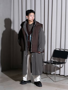 UNISEX》Soft Shell Prime-Over Monster Puffer Parka/ソフトシェル