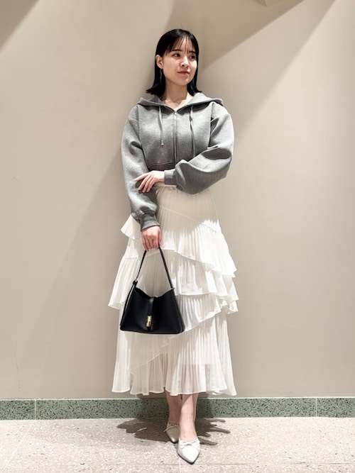 snidel ドットメッシュリボンモチーフサンダル 【公式通販】