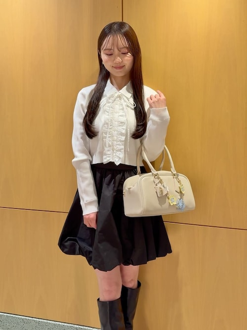 SNIDEL（スナイデル） カーディガン フリルニットカーディガン