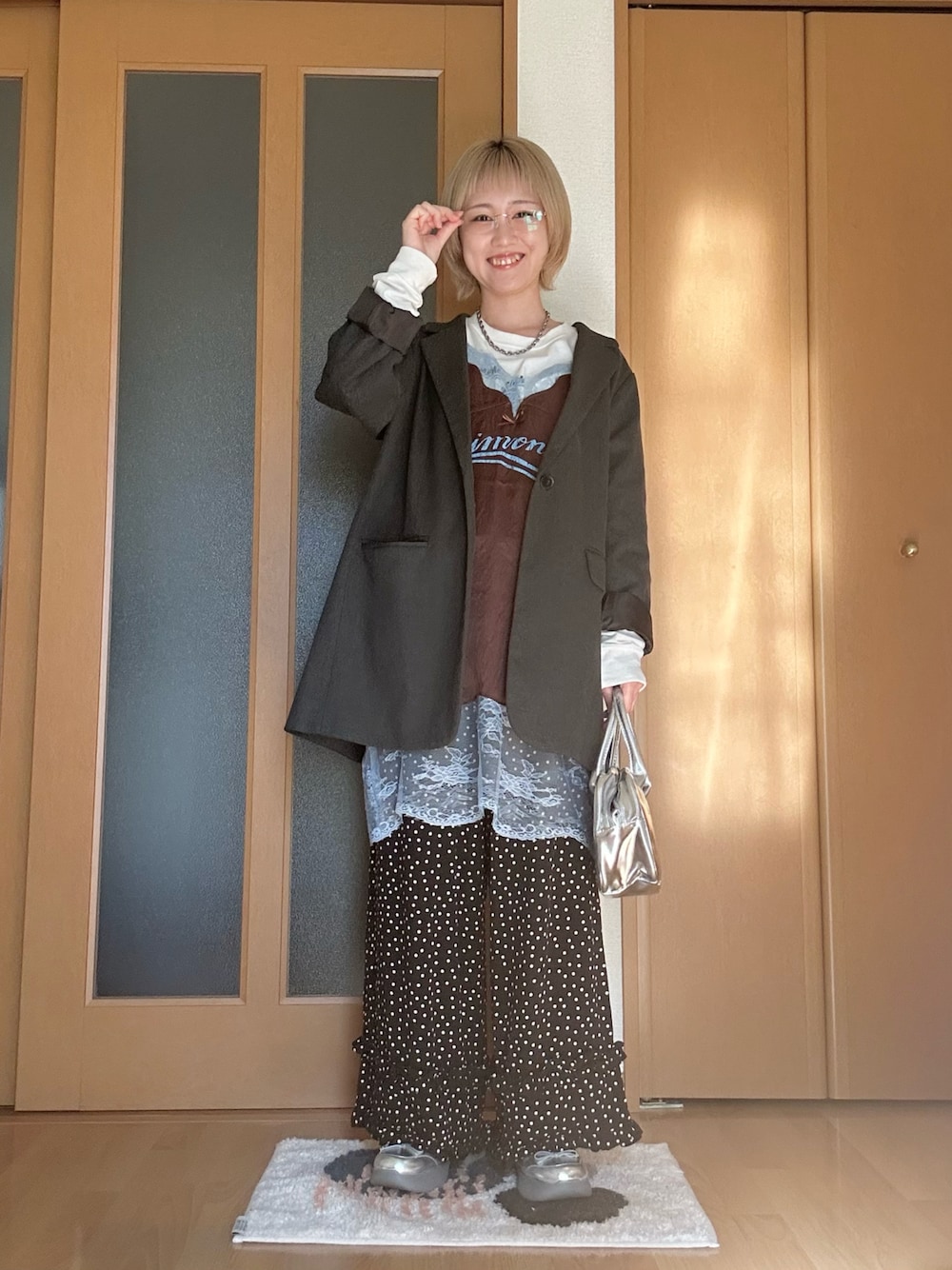 MAISON SPECIAL（メゾンスペシャル）の「Print Camisole Lace Tunic