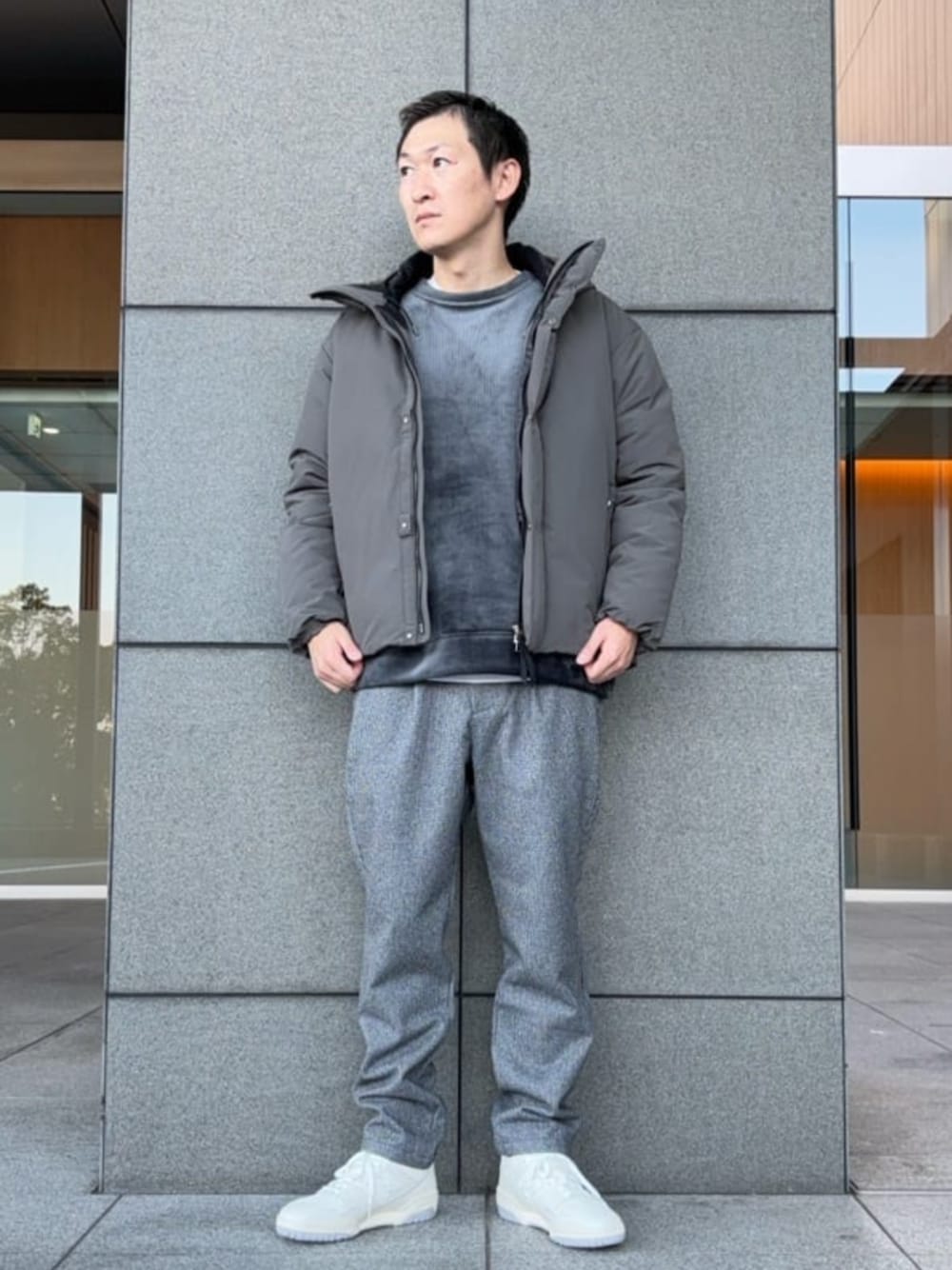 小松マテーレ リラックス フード ダウンジャケット -700FP 撥水機能-を