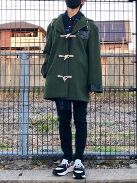 Maison Margielaのダッフルコートを使ったメンズ人気ファッション