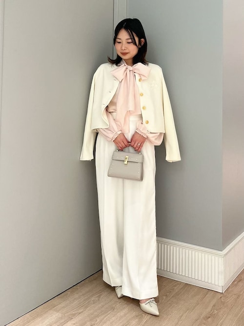 ビッグリボンセミシアーブラウス（シャツ/ブラウス）｜CELFORD（セル