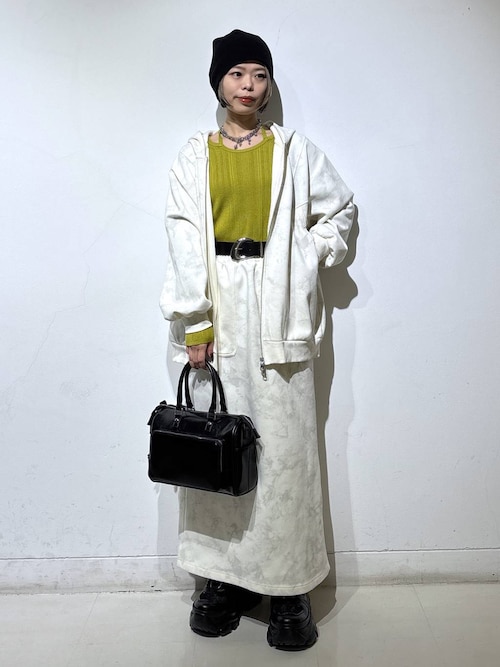 クロスデザインニットプルオーバー【前後2WAY仕様】（ニット/セーター