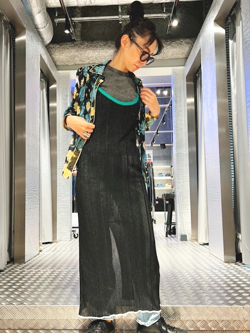 DIESEL（ディーゼル）の「レディース リブドレス キャミソール