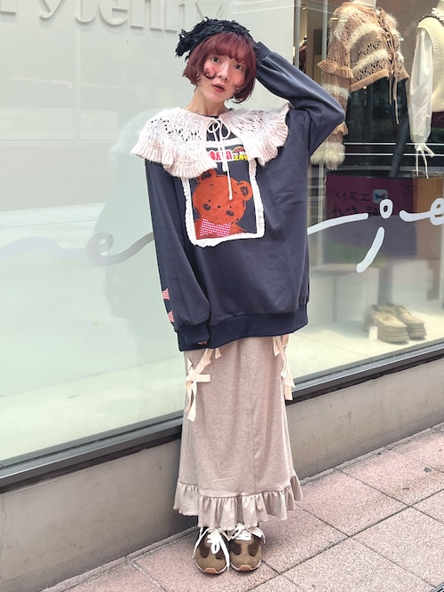 セール】いちご新聞frill frillスウェット（スウェット）｜merry jenny