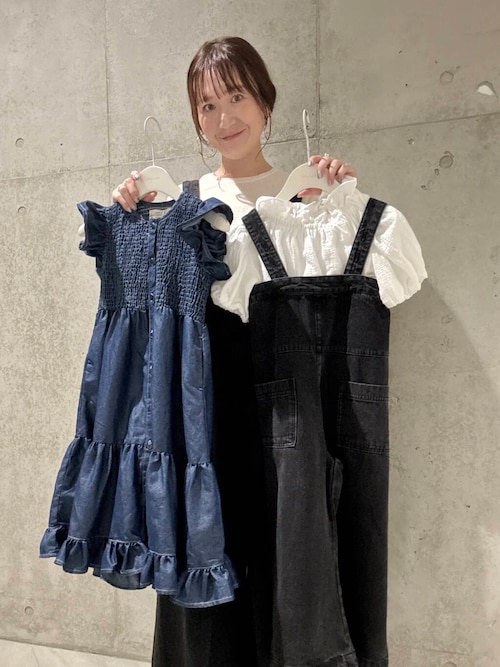 セール】NaokoTakayamaデニムオーバーオール（サロペット