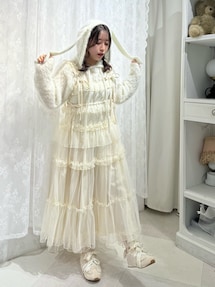 チュールドロストロングワンピース｜メリージェニー（merry jenny