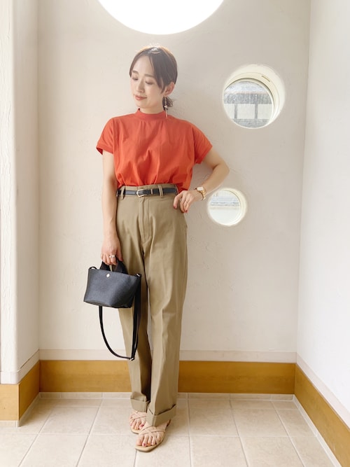 THE SHINZONE HIGH WAIST CHINO PT (N) 20SMSPA58（チノパンツ）｜THE