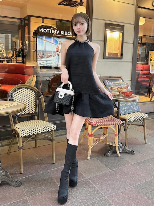 ウルトラストレッチレザーロングブーツ（ブーツ）｜Darich（ダーリッチ