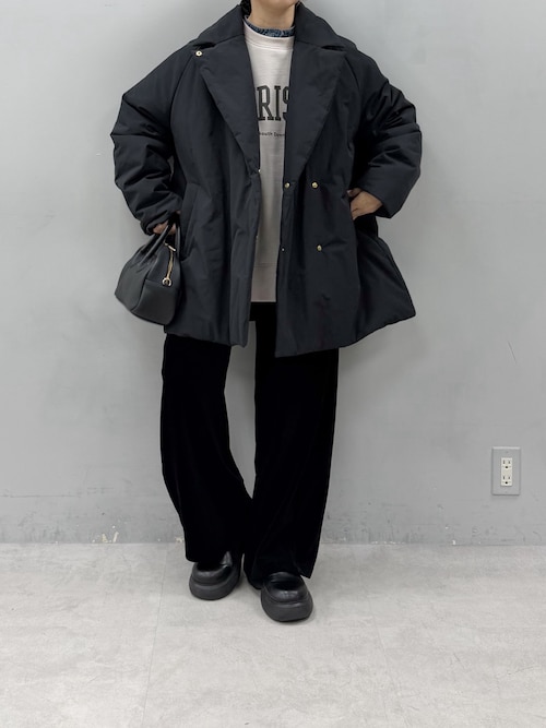 ヴィンテージライクデニムバンドカラーシャツ（シャツ/ブラウス