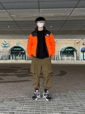 Supreme のダウンジャケット/コート（オレンジ系）を使った人気