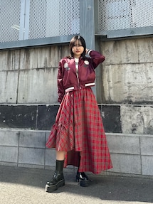 ローズエンブロイダリースカジャン【別注】｜ジュエティ（jouetie