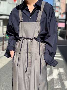 saby/サバイ/TUCK BAGGY OVA-VISCOSE WOOL TWILL-別注/タックバギー