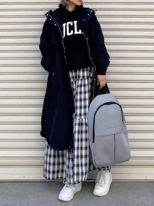 セール】ナイロン ドローコード ロングコート（モッズコート