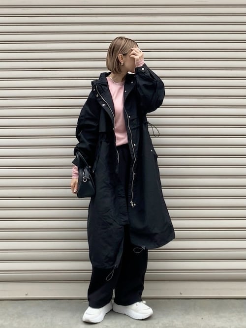 セール】ナイロン ドローコード ロングコート（モッズコート