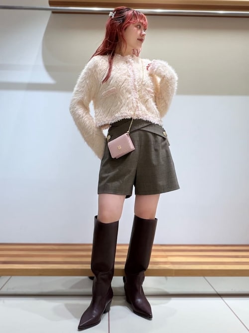 限定カラー】フェザーツイードカーディガン（カーディガン/ボレロ