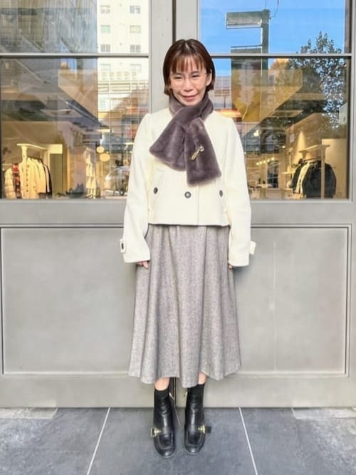 フェイクファーティペット（マフラー）｜BLUE LABEL CRESTBRIDGE