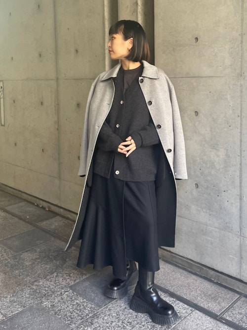 THE TOKYO/ザトウキョウ】CASHMERE REVERSIBLE OVER COAT/カシミヤ